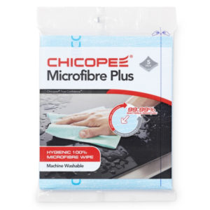 Krpa iz mikrovlaken 34×40 cm 5 kosov / paket MICROFIBER PLUS CLOTH Chicopee modra (74721)