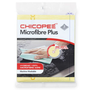 Krpa iz mikrovlaken 34×40 cm 5 kosov / paket MICROFIBER PLUS CLOTH Chicopee rumena (74723)