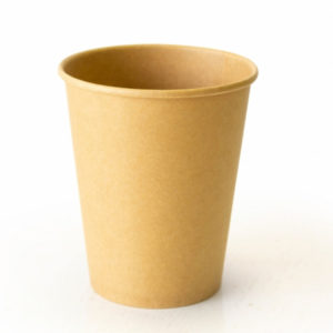 Papirnat kozarec 250 ml d=80 mm 2-slojni kraft/kraft (25 kos/pak)