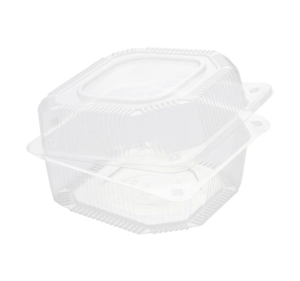 Posodica s pokrovom PET 125x125x80 mm [50 kos/pak]