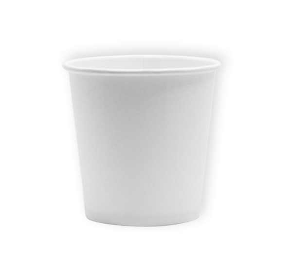 Papirnat kozarec 100 ml d=62 mm 1-slojni bel (50 kos/pak)