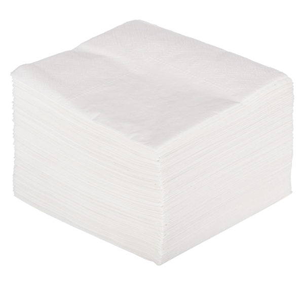 Papirnati prtički 2 sl 24×24 cm Tambien beli 250 kos/pak