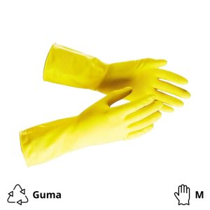 Gospodinjske rokavice, prevlečene z bombažem M