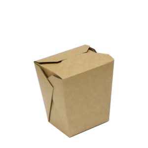 Papirnata posoda BioBox za WOK 700 ml kraft (50 kos/pak)