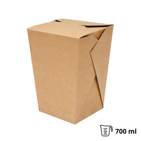 Papirnata posoda za WOK 700 ml kraft [50 kos/pak]