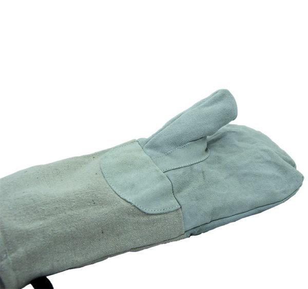 Zaščitna pekovska rokavica z oblogo 37 cm iz bombaža