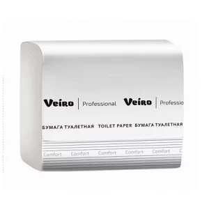Toaletni papir 2 sl v lističih beli 252 l/pak Veiro Professional Comfort (ТV201)