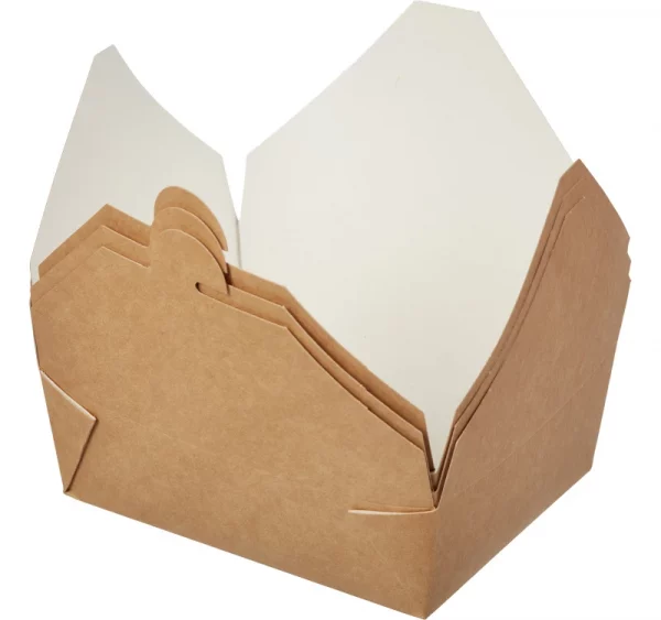 Papirnata posoda Fold Box 950 ml 170x135x50 mm kraft (240 kos/pak)