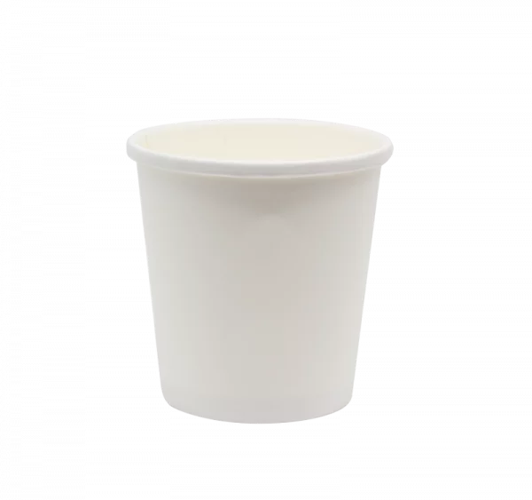 Papirnata posoda za juho BioBox 440 ml d=98 mm, h=99 mm bela brez pokrova, 50 kos (komplet)