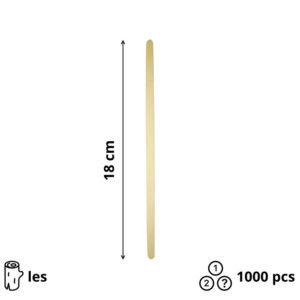 Mešalna palčka lesena 18 cm 1000 kos/pak