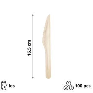 Lesen nož 165 mm 100 kos/pak