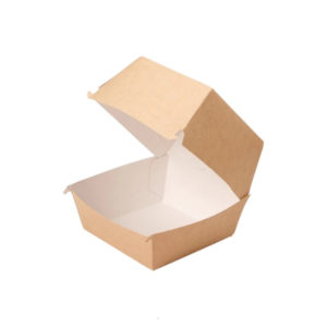 Burger embalaža ECO BURGER 112х112х112 mm kraft 50 kos