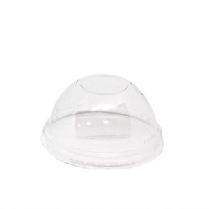 Pokrov Complement za skodelice PET d=75 mm kupola brez luknje (50 kos/pak)
