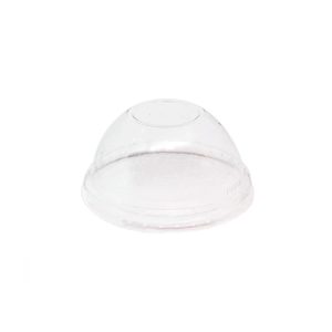 Pokrov za skodelice PET d=75 mm kupola brez luknje 50 kos