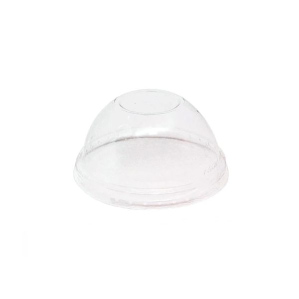 Pokrov za skodelice PET d=75 mm kupola brez luknje 50 kos