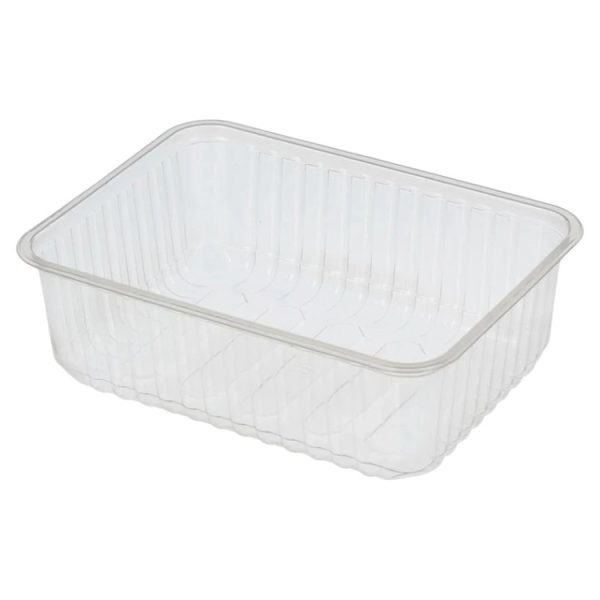 Posodica PP 1000 ml 179x132x51 mm prozonra , brez pokrova [50 kos/pak]