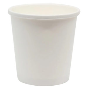 Papirnata posoda za juho BioBox 440 ml d=98 mm, h=99 mm bela brez pokrova