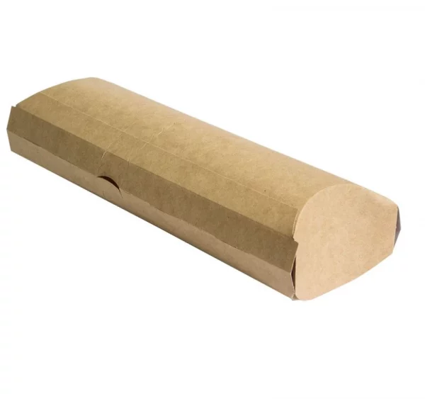 Embalaža za tortiljo, wrap 200x70x55 mm kraft (50 kos/pak)