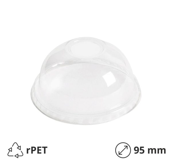 Pokrov z luknjo rPET d=95 mm [90 kos/pak]
