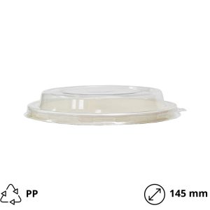 Pokrov PET za papirnato posodico 750 ml d=145 mm 50 kos