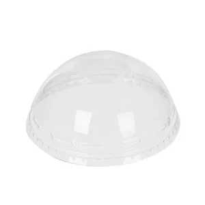 Pokrov kupola z luknjo PS za papirnato posodo 245 ml d=93 mm