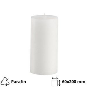 Svečka 60×200 mm bela