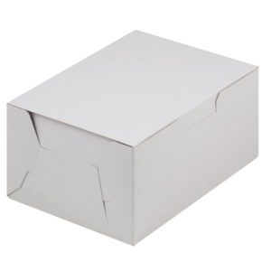 Škatla za desert 150x110x75 mm, bela, valovit karton (50 kos/pak)