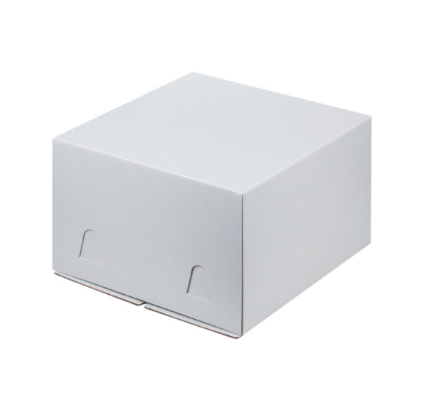 Škatla za torto brez okna 260x260x180 mm bela (50 kos/pak)