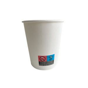 Papirnat kozarec 100 (120) ml d=62 mm 1-slojni beli SUP (50 kos/pak)