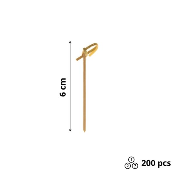 Nabodalo iz bambusa 6 cm Vozel 200 kos/pak