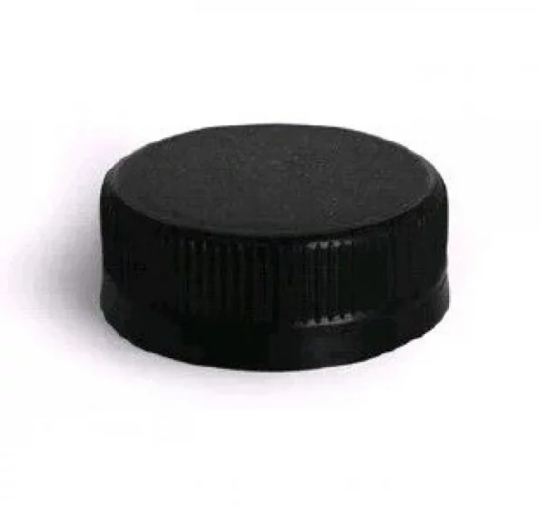 Pokrov za plastenko PET d=38 mm črni (100 kos/pak)