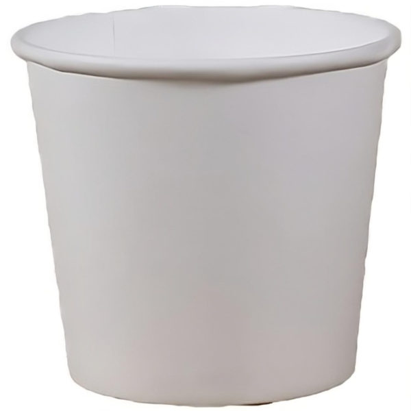Papirnat kozarec  50 (55) ml d=50 mm 1-slojni bel SUP (100 kos/pak)