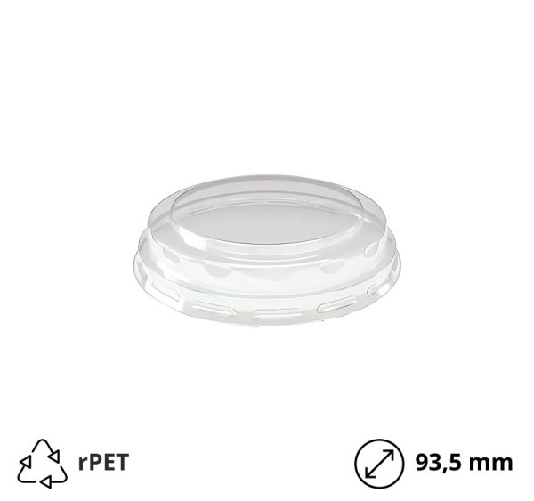 Pokrov rPET za posodico 462 ml d=93,5 mm 60 kos