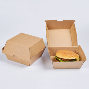 Burger embalaža 112х112х108 mm kraft (50 kos/pak)