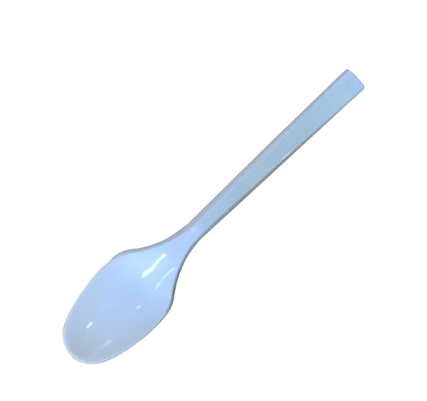 Žlička BIO ECO Spoon 180 mm bela 50 kos
