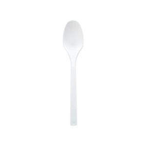 Žlička BIO ECO Spoon 180 mm bela 50 kos