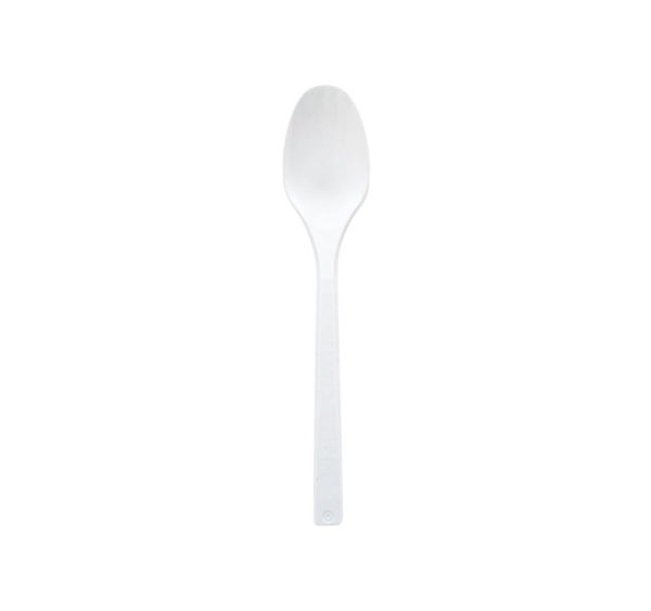 Žlička BIO ECO Spoon 180 mm bela 50 kos