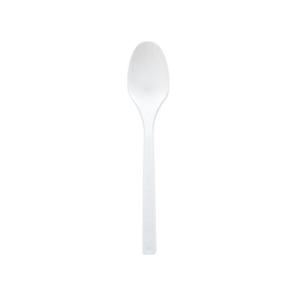 Žlička BIO ECO Spoon 180 mm bela 50 kos