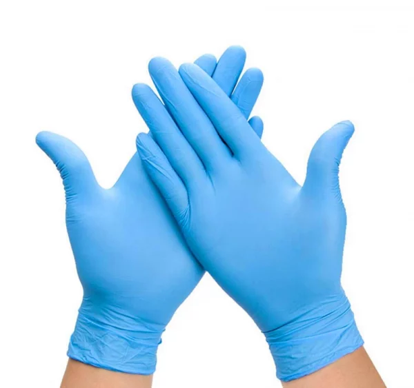 Rokavice nitril brez pudra modre 100 kos M