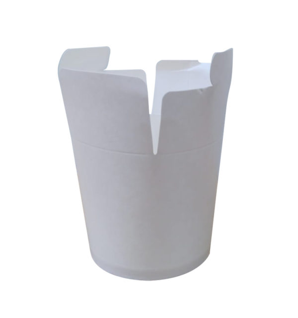 Papirnata posoda za WOK 750 ml bela (125 kos/pak)