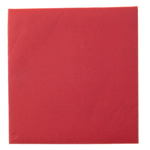 Papirnati prtički 2 sl 38×38 cm rdeči 40 l/pak
