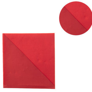 Papirnati prtički 2 sl 38×38 cm rdeči 40 l/pak