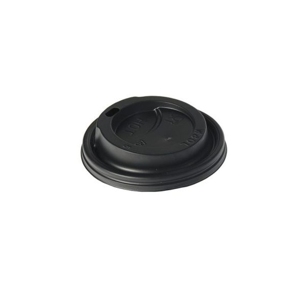 Pokrov z luknjo PS d=90 mm črn (100 kos/pak)