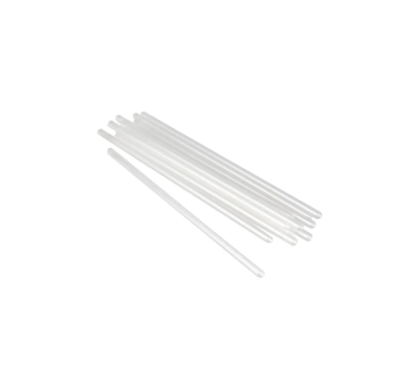 Slamice plastične l=240 mm d=8 mm prozoren 250 kos/pak