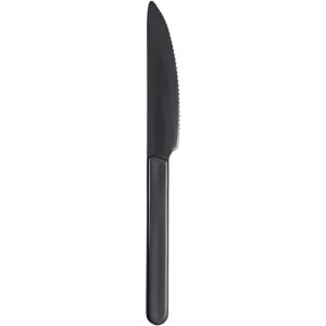 Plastični nož PP 18,7 cm temno siva (50 kos/pak)