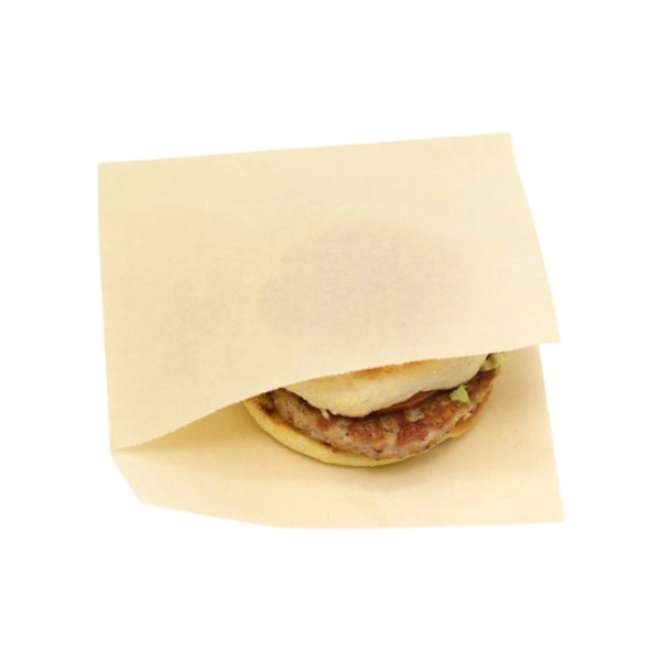 Vrečka za hamburger M 150×160 mm kraft 1000 kos/pak