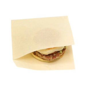 Vrečka za hamburger L 190×190 mm kraft 1000 kos/pak