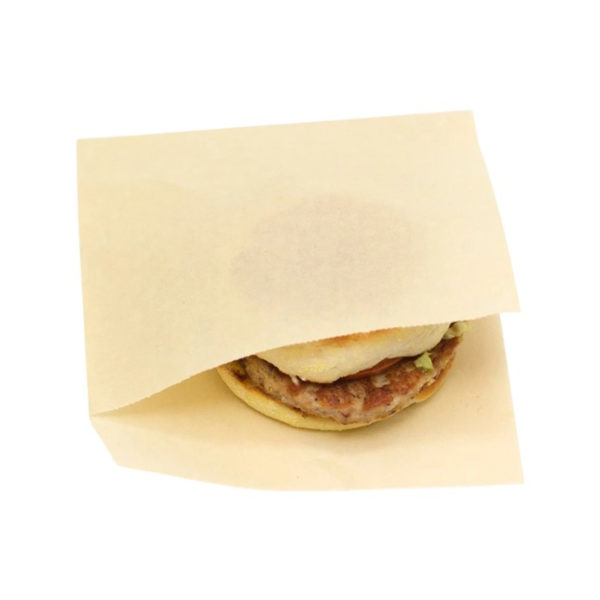 Vrečka za hamburger L 190×190 mm kraft 1000 kos/pak