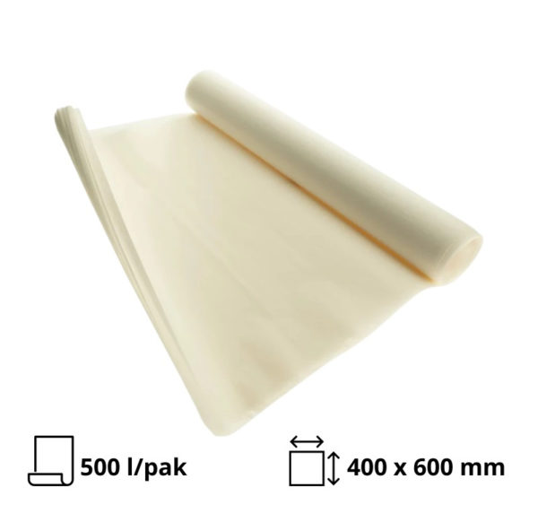 Papir za peko 400×600 mm bela, 500 l/pak