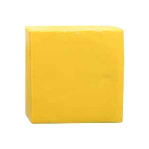Papirnati prtički 2 sl 38×38 cm  rumena 40 l/pak